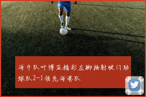 海牛队叶博亚精彩左脚抽射破门助球队2-1领先海港队